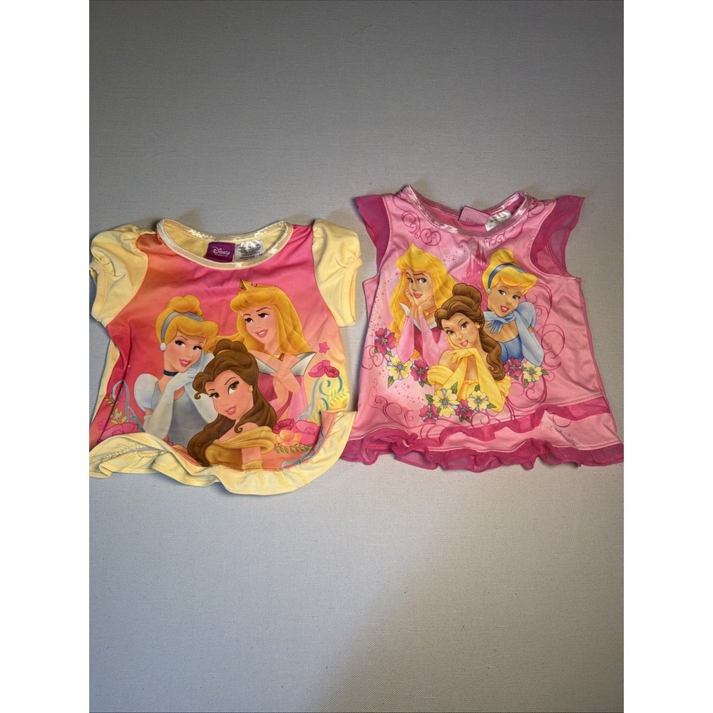 Vintage Y2K Disney Princess Pajama Top 2009" 12-M / 18M